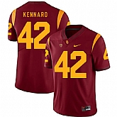 USC Trojans 42 Devon Kennard Red College Football Jersey Dzhi,baseball caps,new era cap wholesale,wholesale hats